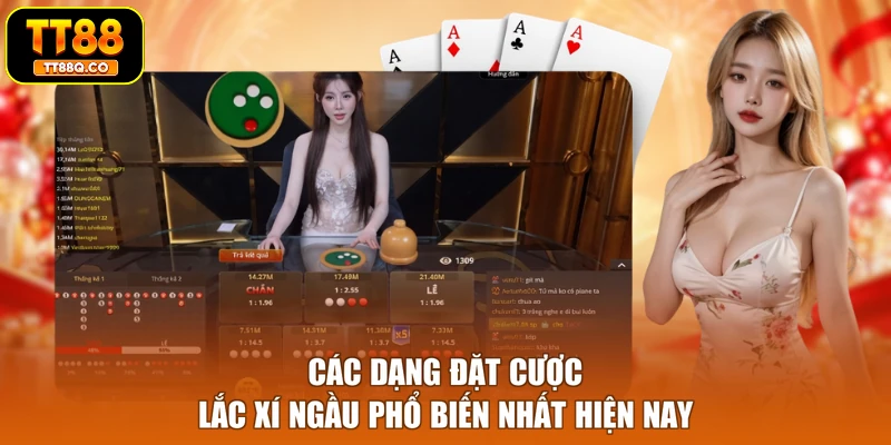 Các dạng đặt cược lắc xí ngầu phổ biến nhất hiện nay