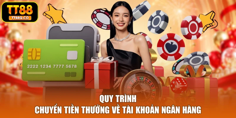 Quy trình chuyển tiền thưởng về tài khoản ngân hàng